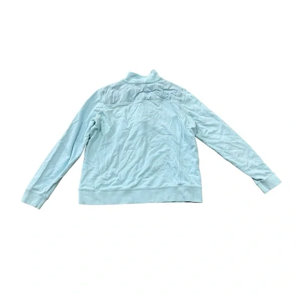 Vineyard Vines Light Blue 3/4 Zip Pullover Sweatshirt Size Large Kid’s - Picture 3 of 5